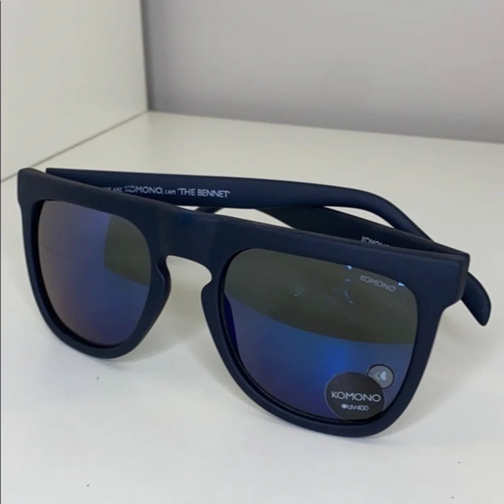 Komono Sunglasses Bennet Midnight Blue New